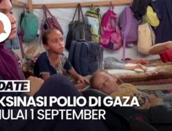 Sosialisasi Politik Imunisasi Polio di Gaza Mulai 1 September Pakai Vaksin Oral